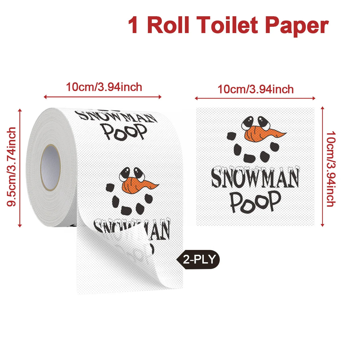 Christmas Toilet Paper Roll Xmas Decor Napkin Kit Set