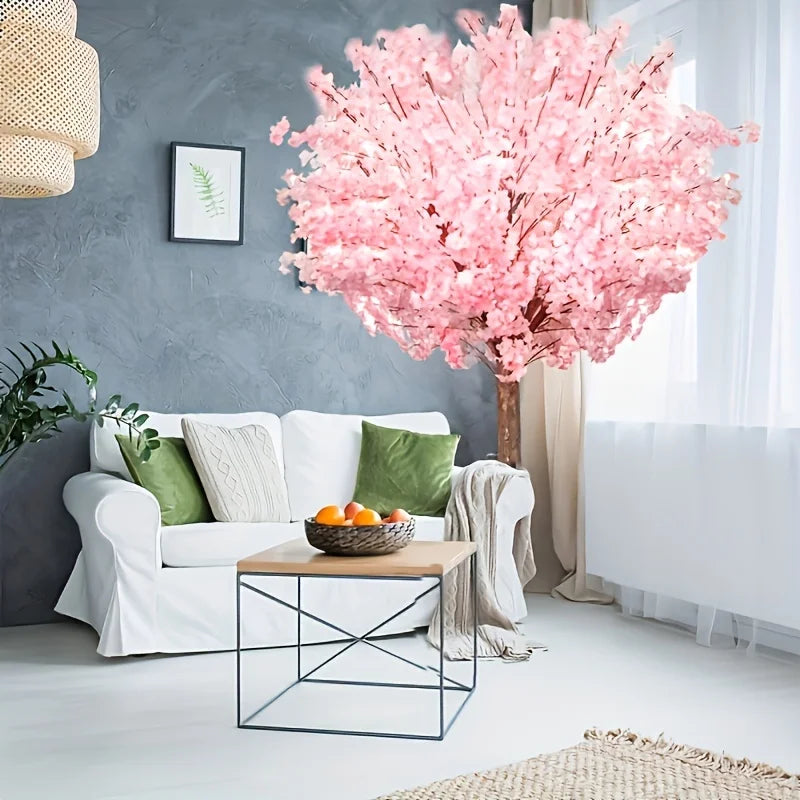 CN Fujian Artificial Cherry Trees Indoor Decor Handmade Blossom