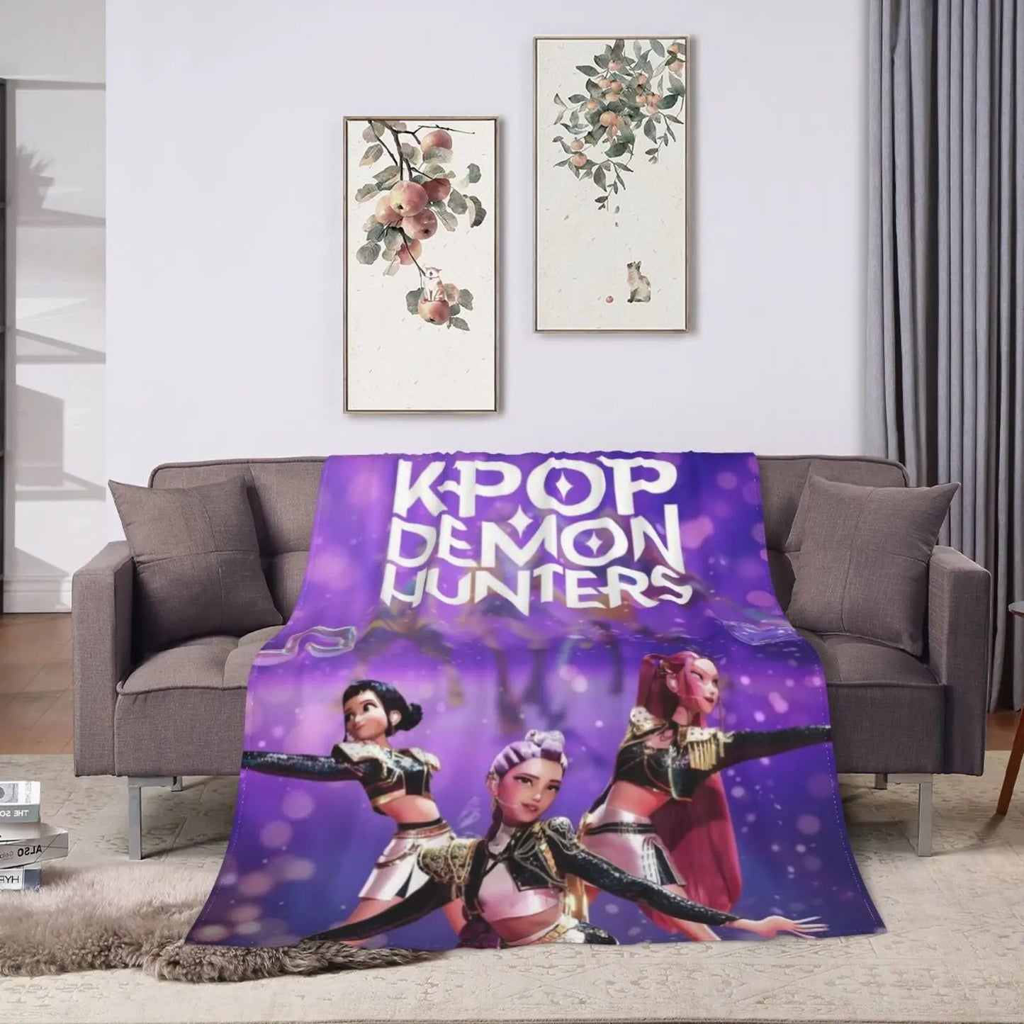 Guangdong K Pop Demon Hunters Tiger Blanket Plush Throw