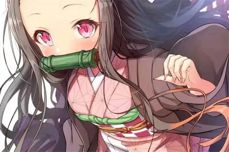 HMCNCN Demon Slayer Shinobu Cosplay Wig Costume Outfit