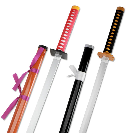 Japanese Anime Katana Swords Collectible Not Sharp Belt