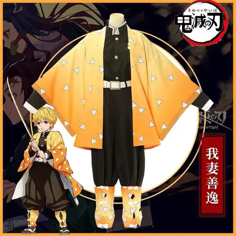 HMCNCN Demon Slayer Shinobu Cosplay Wig Costume Outfit