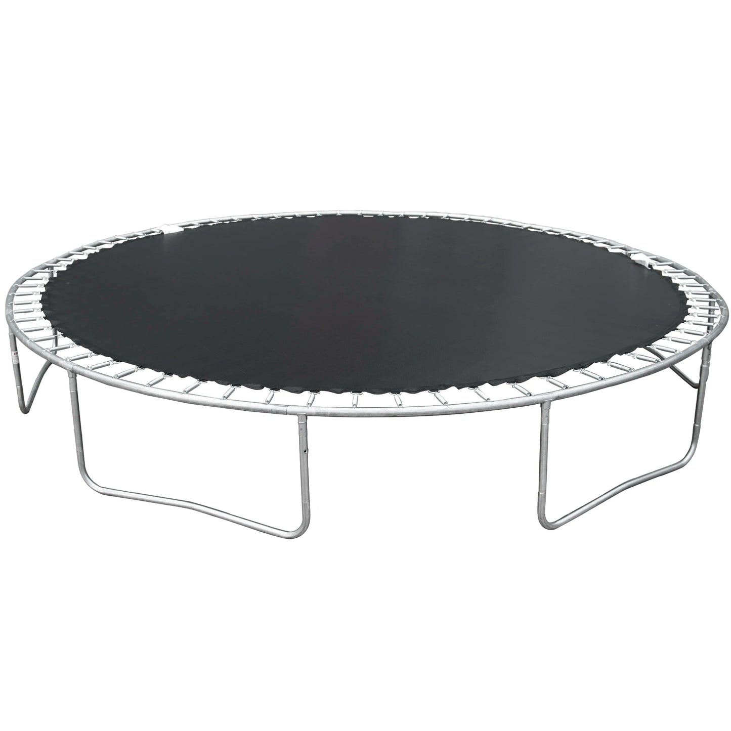 HiMISS Trampoline With Backboard Enclosure Net And Ladder