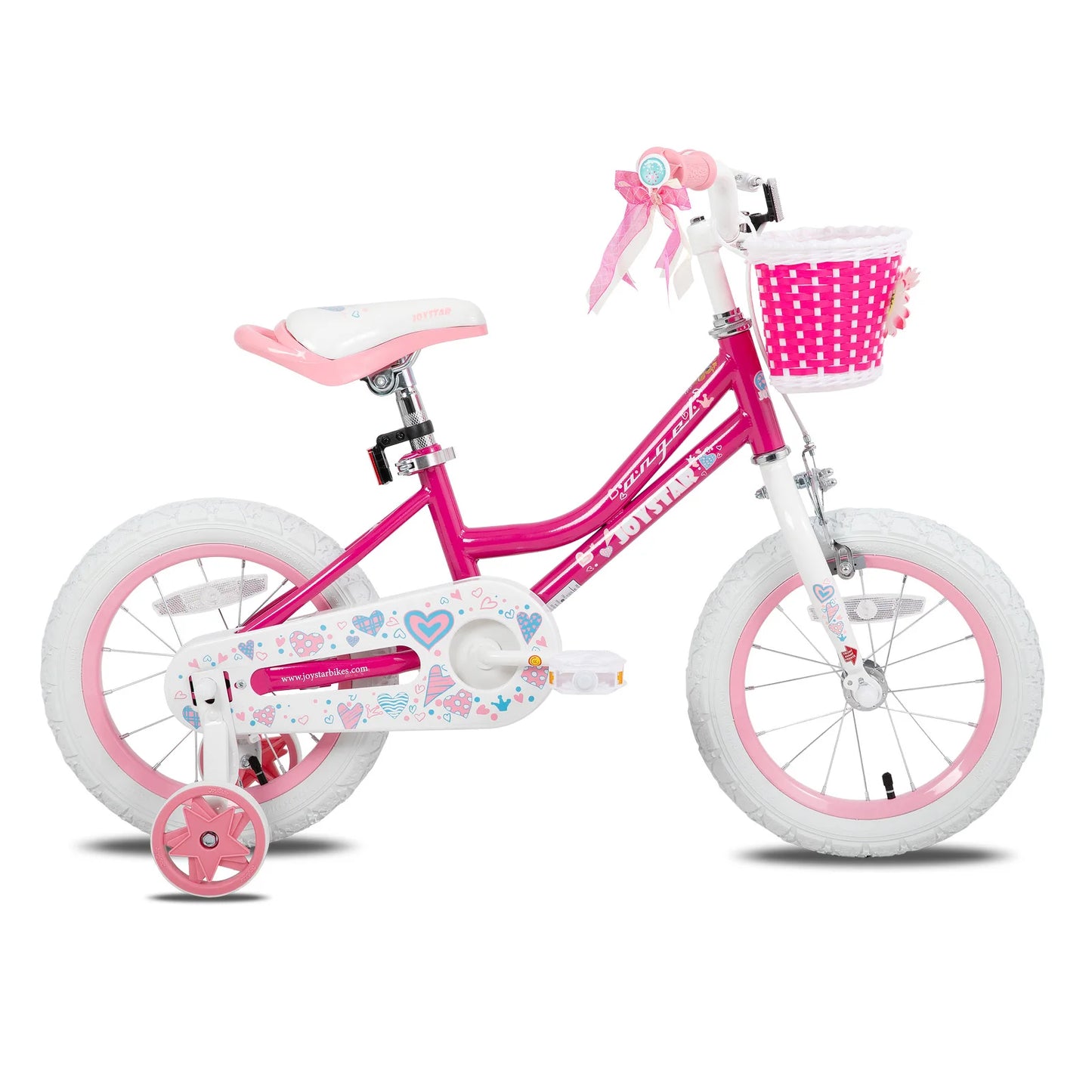 JOYSTAR Kids Bike with Training Wheels and Basket