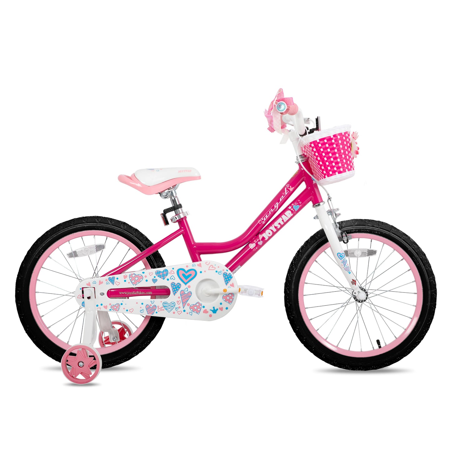JOYSTAR Kids Bike with Training Wheels and Basket