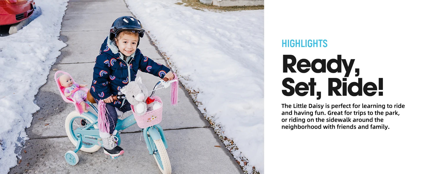 Joystar Little Daisy Kids Bike for Girls Ages 2to7yrs