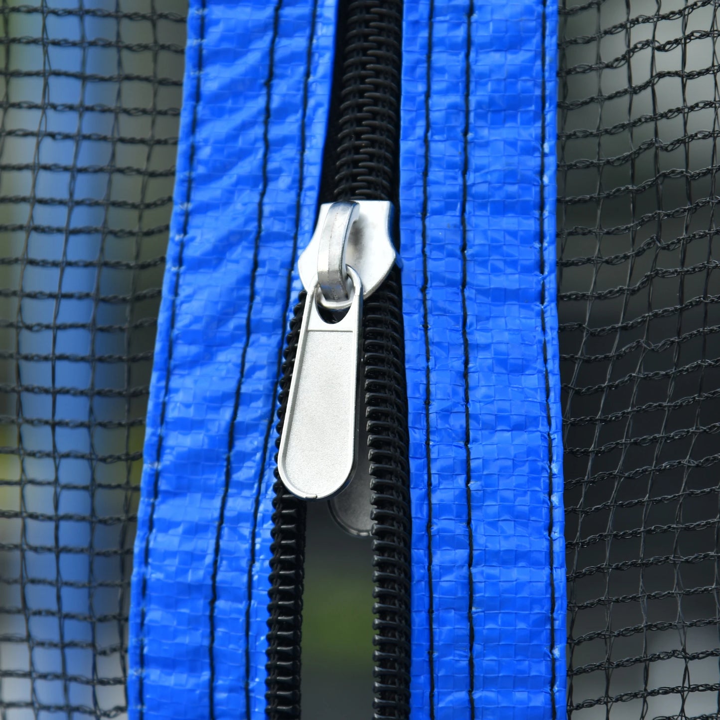 HiMISS Trampoline With Backboard Enclosure Net And Ladder