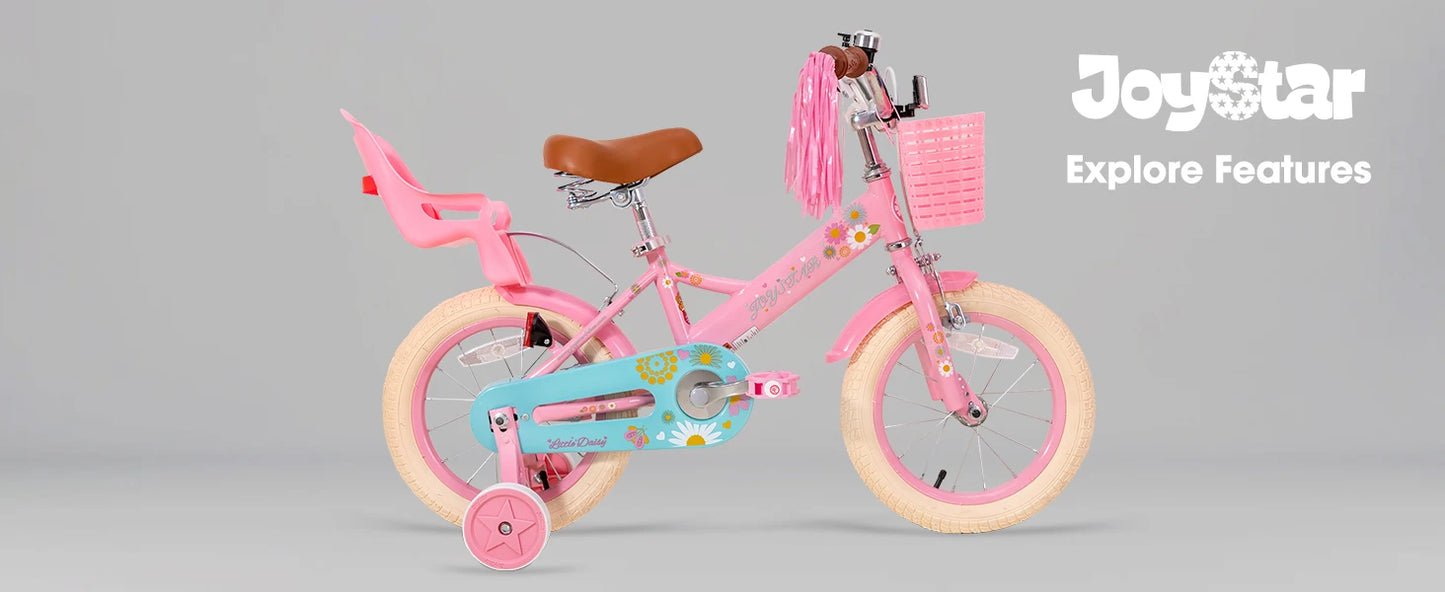 Joystar Little Daisy Kids Bike for Girls Ages 2to7yrs