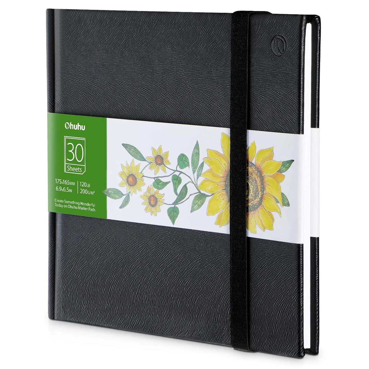 Ohuhu Marker Pads Art Sketchbook Hardcover Notebook for Students Painting Drawing Watercolor Graffiti School Supplies