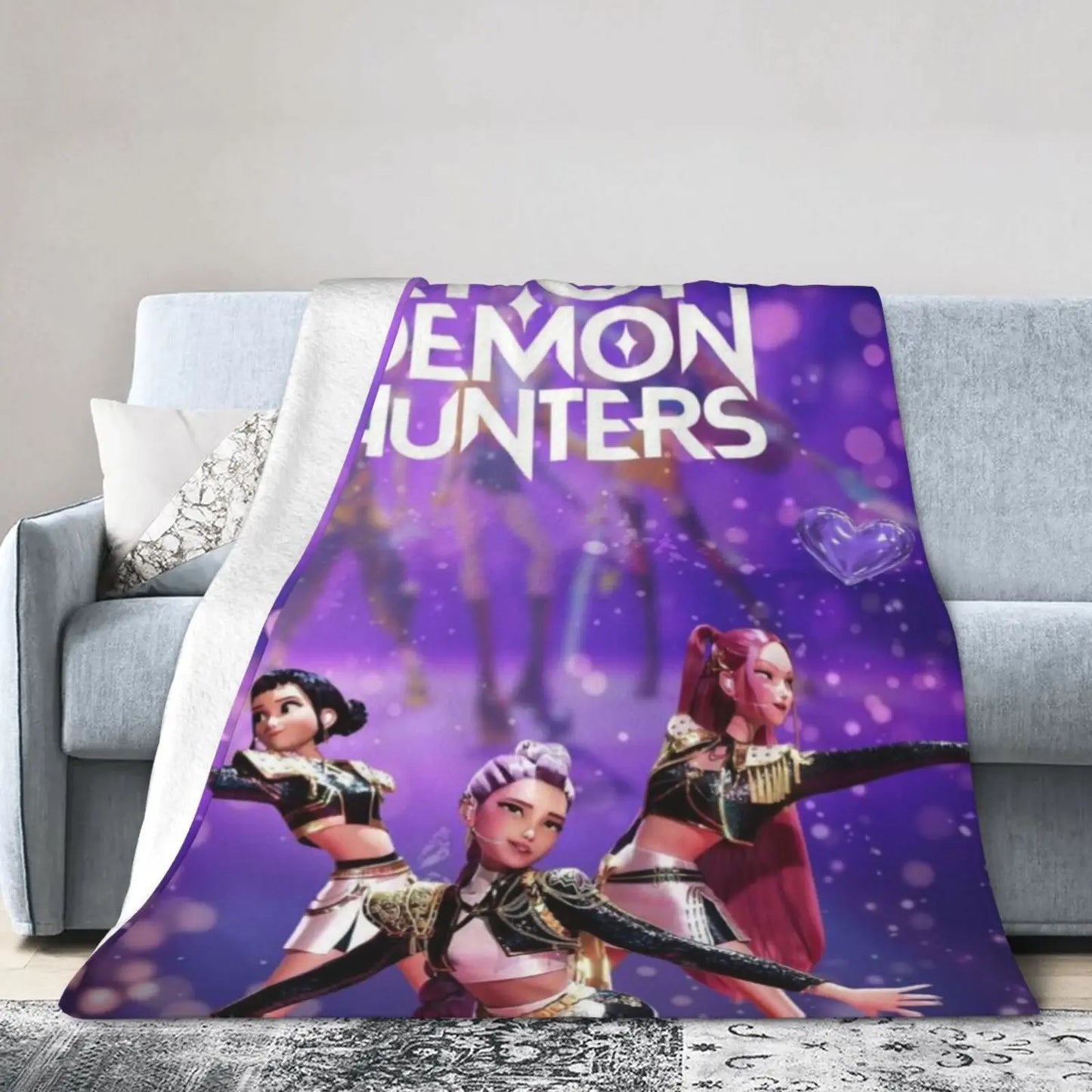 Guangdong K Pop Demon Hunters Tiger Blanket Plush Throw
