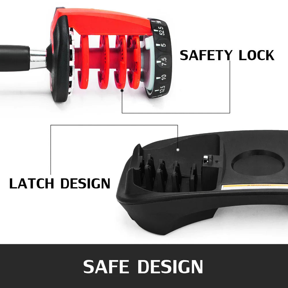 Sihao Adjustable Dumbbell 24/40 KG Fitness Equipment Training