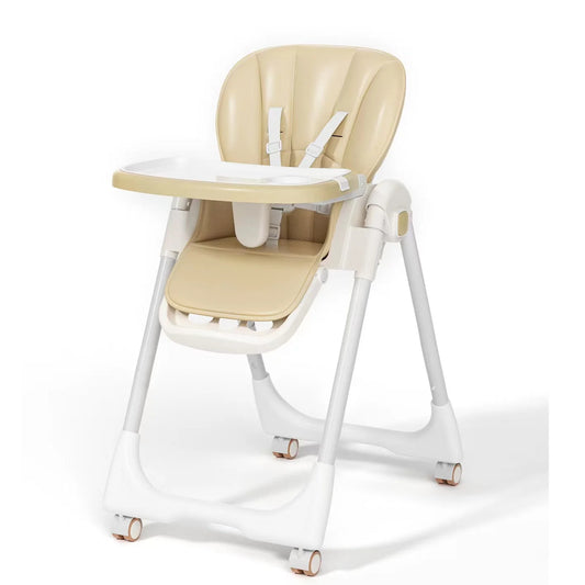 Sejoy Baby High Chair Infants Folding Convertible Removable Tray Adjustable Seat