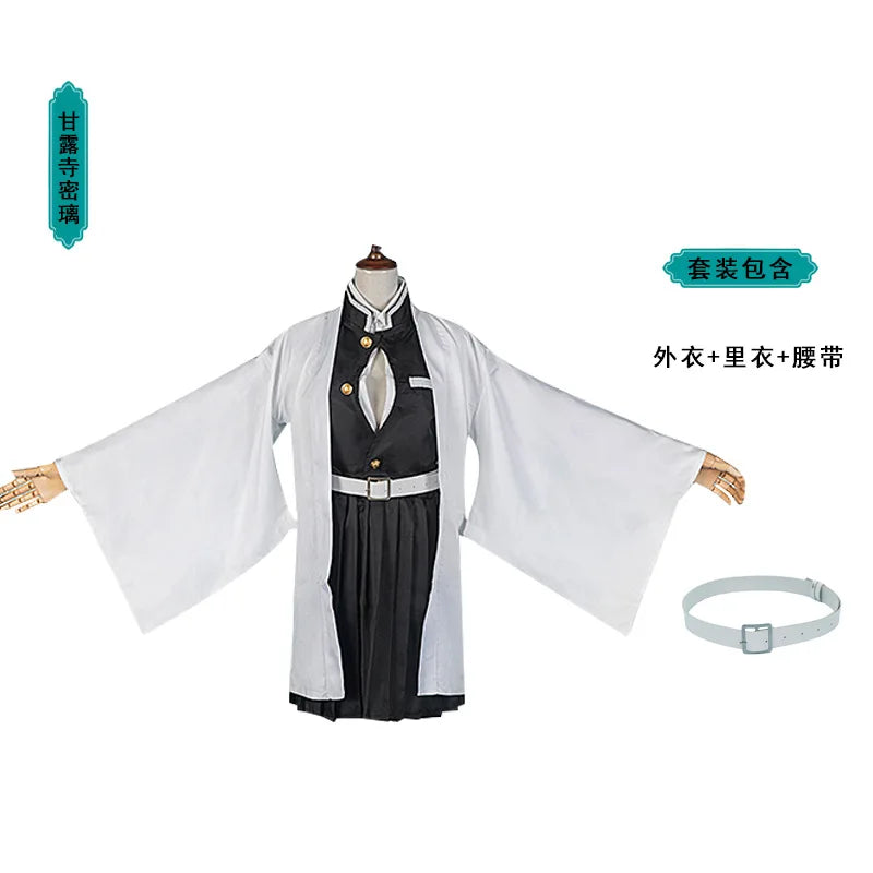 HMCNCN Demon Slayer Shinobu Cosplay Wig Costume Outfit