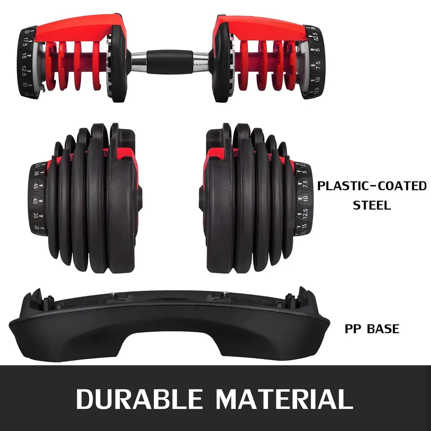 Sihao Adjustable Dumbbell 24/40 KG Fitness Equipment Training