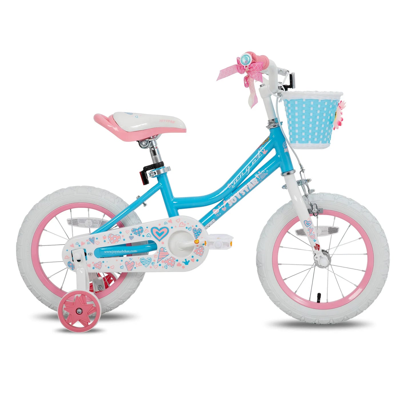 JOYSTAR Kids Bike with Training Wheels and Basket