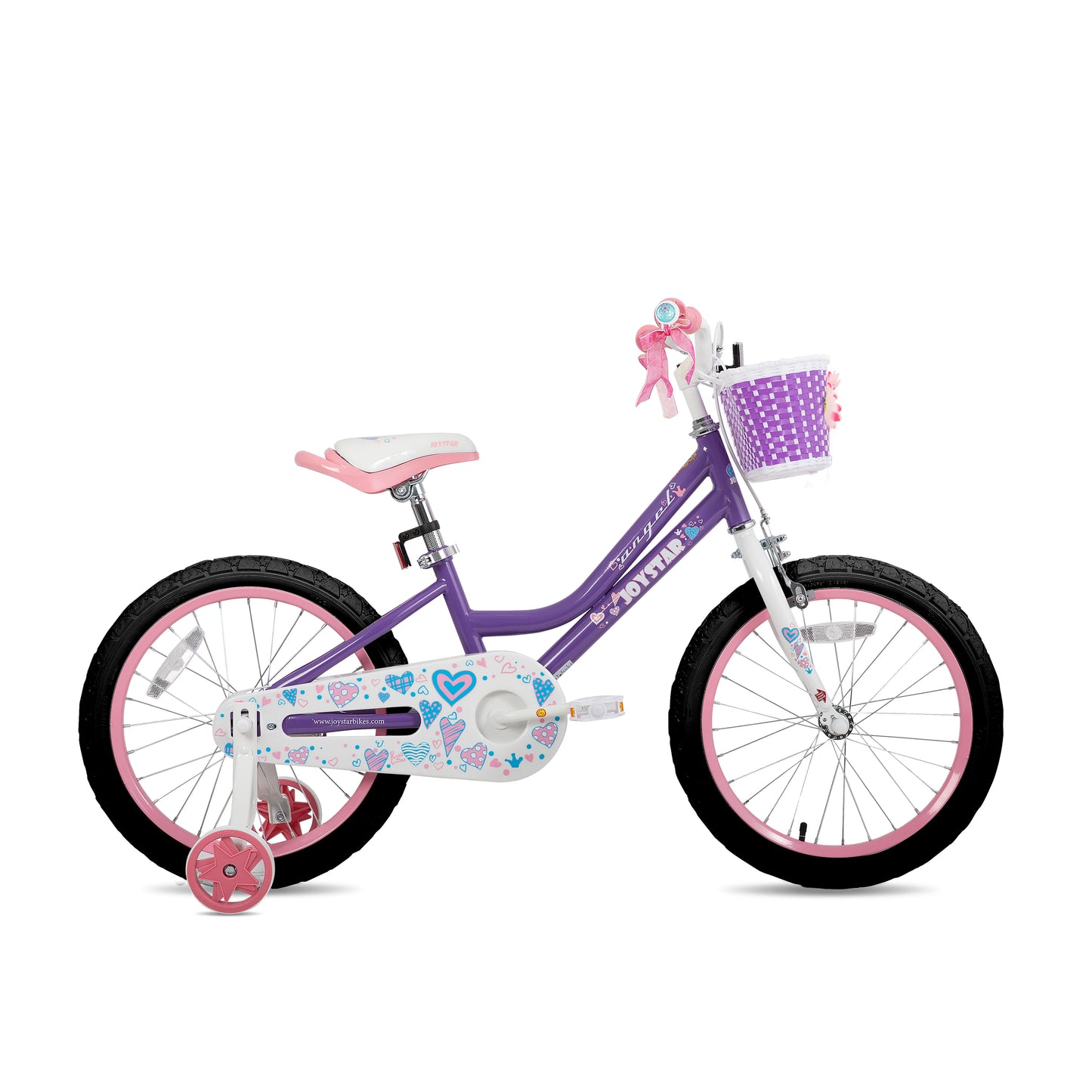 JOYSTAR Kids Bike with Training Wheels and Basket