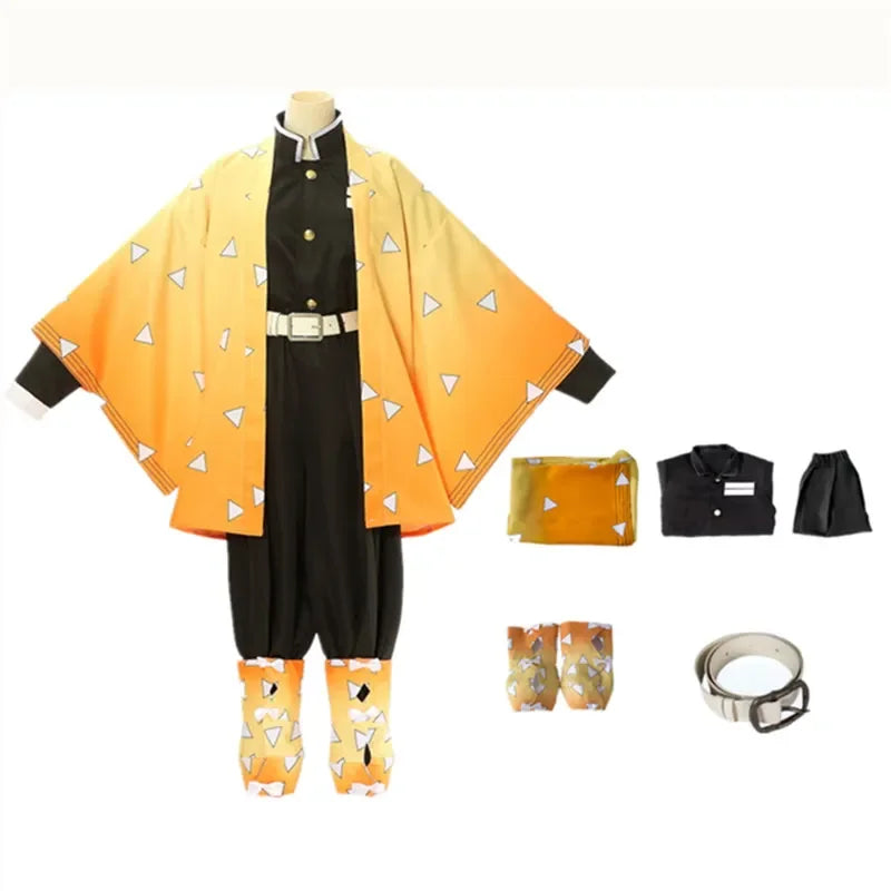 HMCNCN Demon Slayer Shinobu Cosplay Wig Costume Outfit